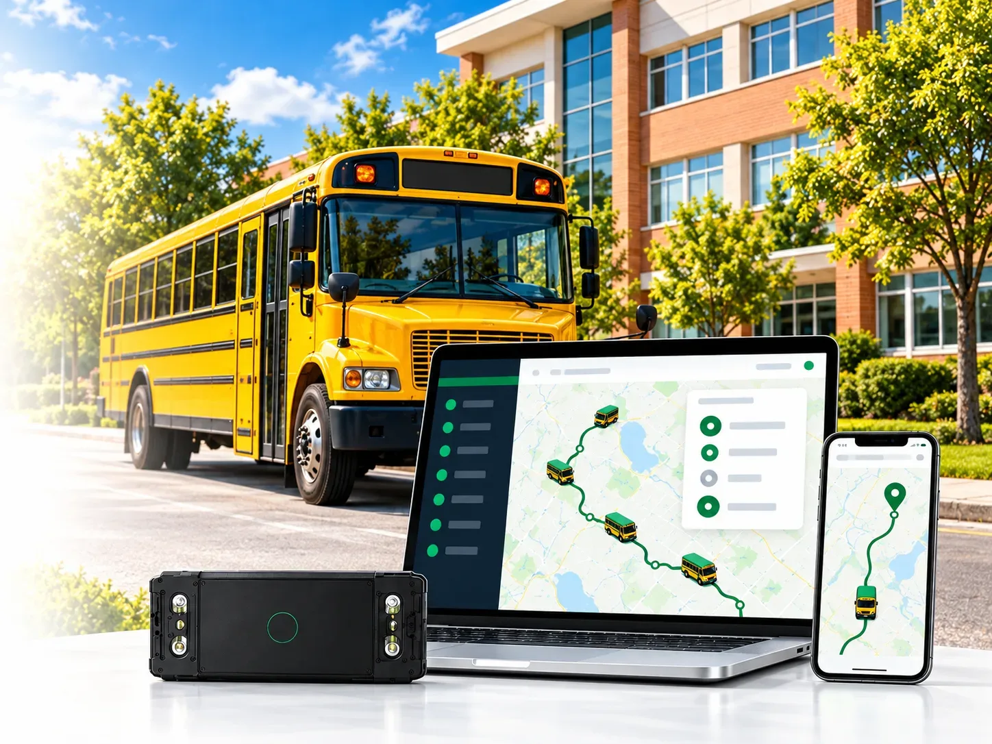 Vehicle Tracking for School & Staff Transport